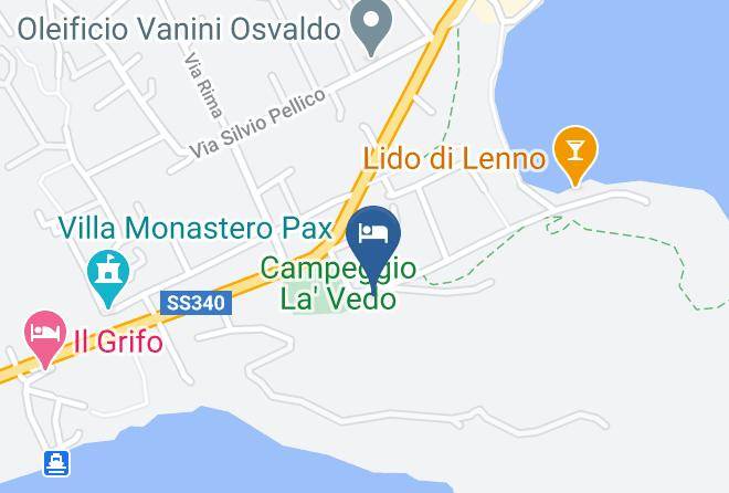Como - Albergo Ristorante Lavedo Maps