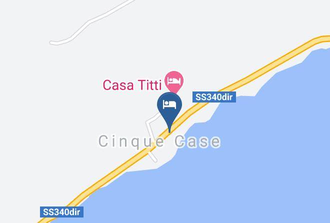 Como - Albergo Ristorante Le 5 Case Maps
