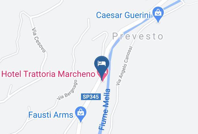 Brescia - Albergo Ristorante Marcheno Maps