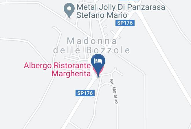 Pavia - Albergo Ristorante Margherita Maps