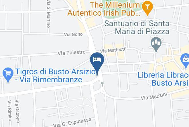 Albergo Ristorante Mazzini Map