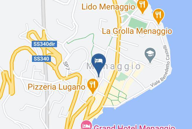 Como - Albergo Ristorante Meneghet Maps