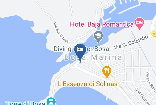 Oristano - Albergo Ristorante Miramare Di Lotti Santina Maps
