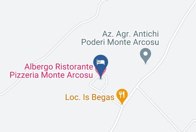 Cagliari - Albergo Ristorante Pizzeria Monte Arcosu Maps