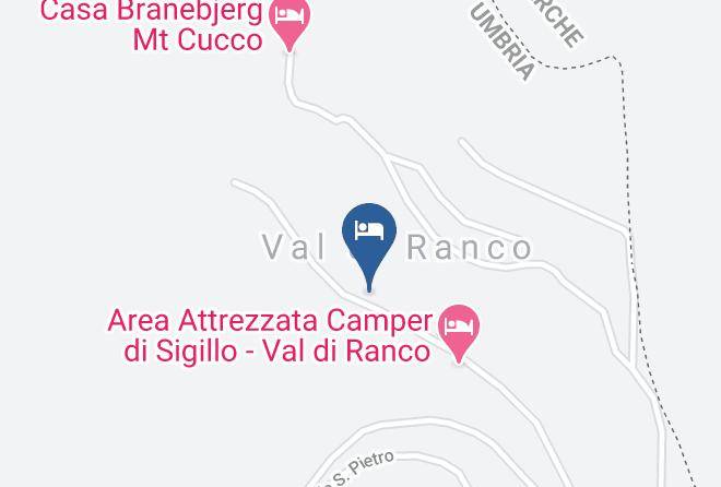Perugia - Albergo Ristorante Monte Cucco Da Tobia Maps