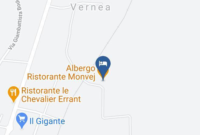 Cuneo - Albergo Ristorante Monvej Maps