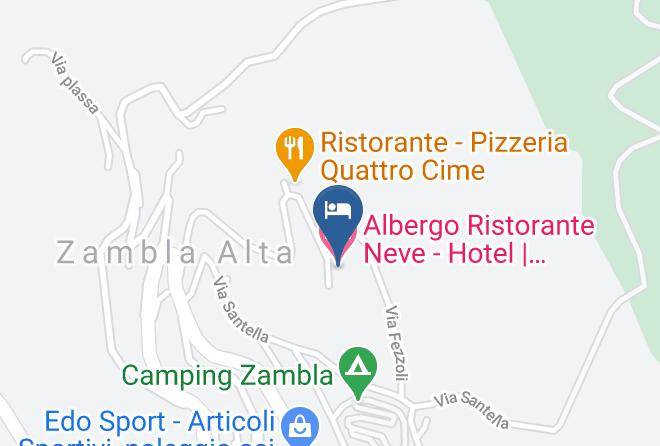 Albergo Ristorante Neve Hotel Ristorante Pizzeria Valserina Map