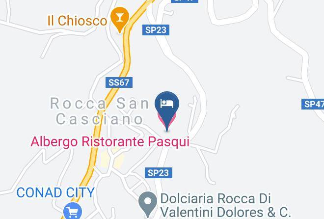 Forli - Albergo Ristorante Pasqui Maps