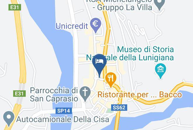 Massa Carrara - Albergo Ristorante Pasquino Maps