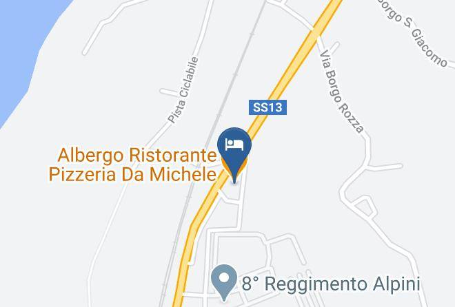 Udine - Albergo Ristorante Pizzeria Da Michele Maps