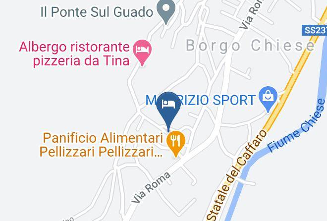 Trento - Albergo Ristorante Pizzeria Da Tina Maps