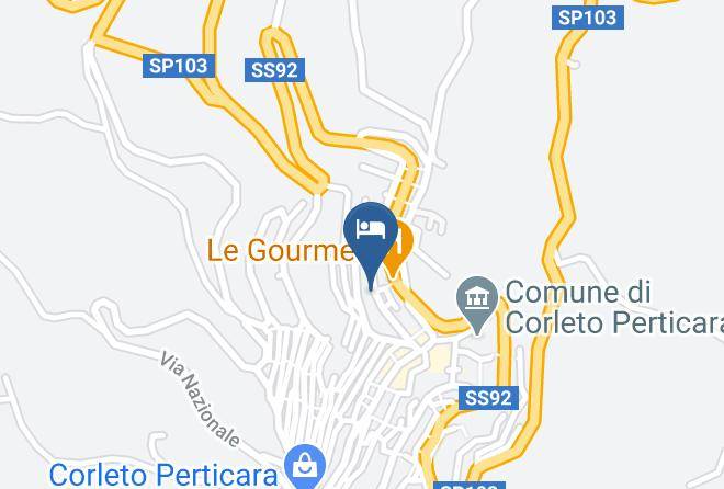 Potenza - Albergo Ristorante Priore Maps