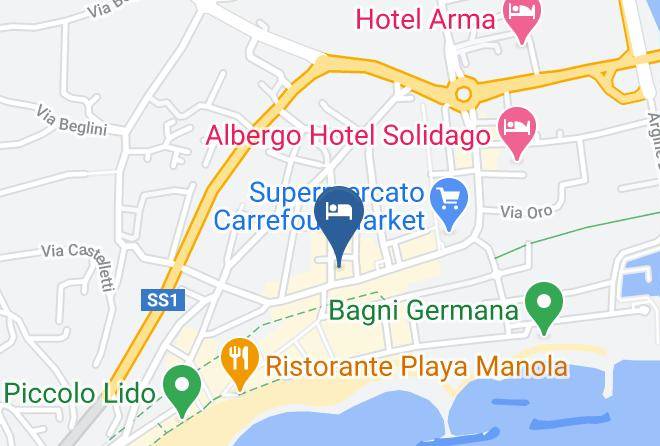 Imperia - Albergo Ristorante Roma Maps