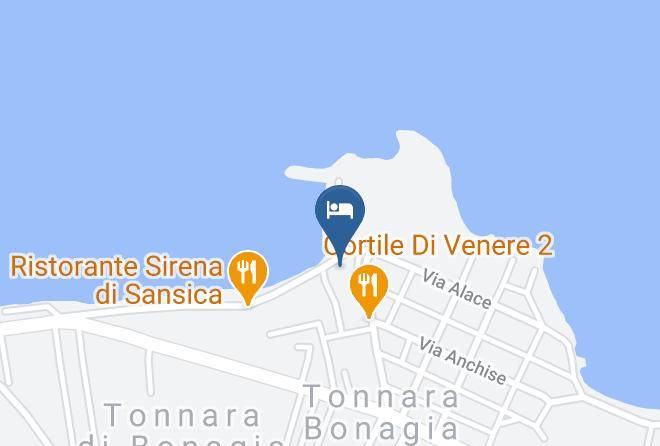 Trapani - Albergo Ristorante Saverino Maps