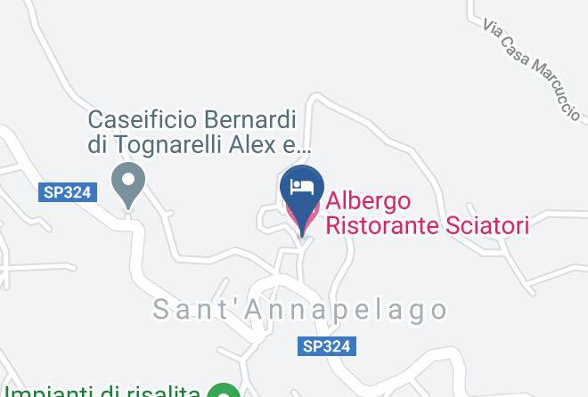 Modena - Albergo Ristorante Sciatori Maps