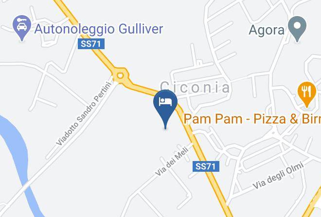 Terni - Albergo Ristorante Maps
