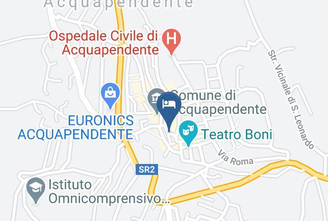 Viterbo - Albergo Ristorante Toscana Maps