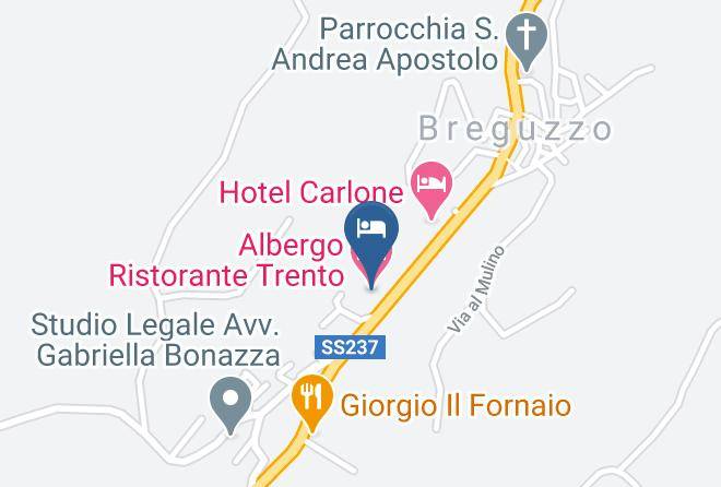 Trento - Albergo Ristorante Trento Maps