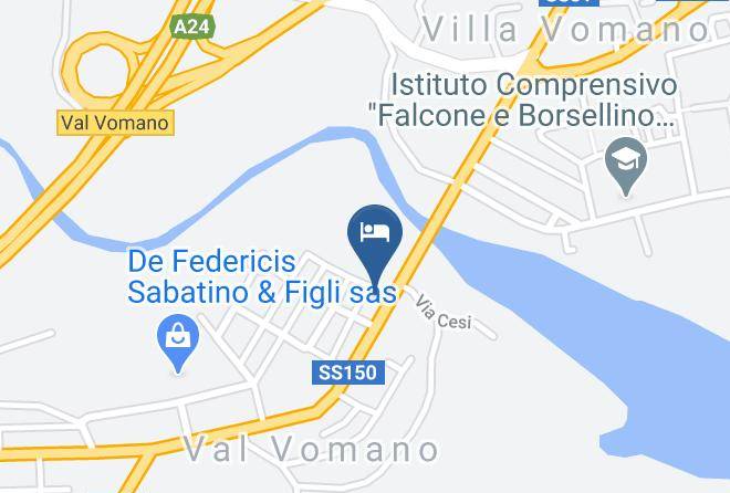Teramo - Albergo Ristorante Val Vomano Maps