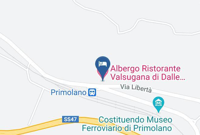 Vicenza - Albergo Ristorante Valsugana Di Dalle Mule Adriana Maps