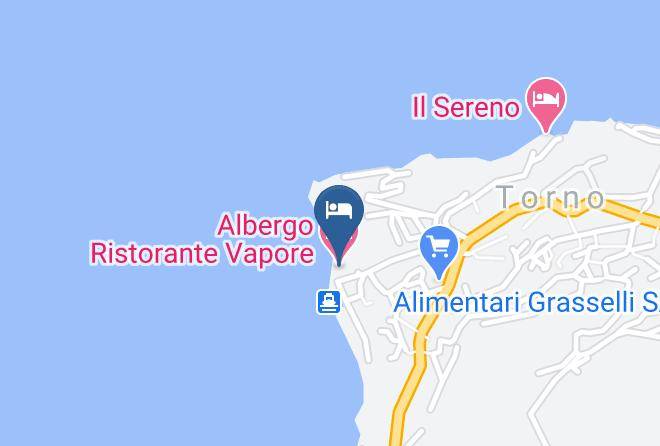 Como - Albergo Ristorante Vapore Maps