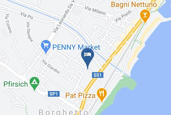 Savona - Albergo Ristorante Vergani Maps