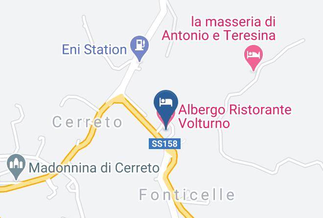 Isernia - Albergo Ristorante Volturno Maps