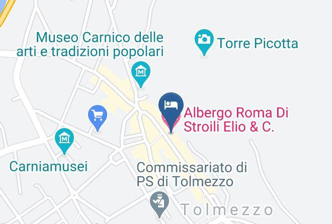 Udine - Albergo Roma Di Stroili Elio & C Sas Maps