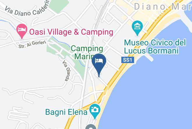 Imperia - Albergo Roma Maps