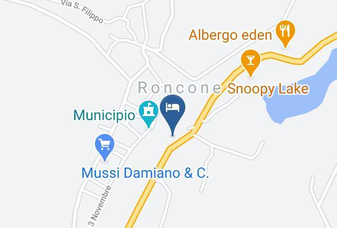Trento - Albergo Roncone Maps