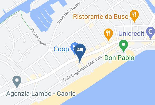Venice - Albergo Rosa Caorle Maps