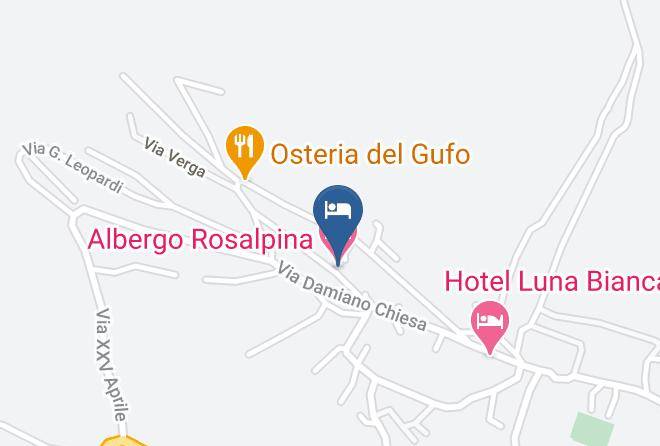 Trento - Albergo Rosalpina Maps