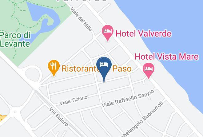 Forli - Albergo Rosamaria Maps