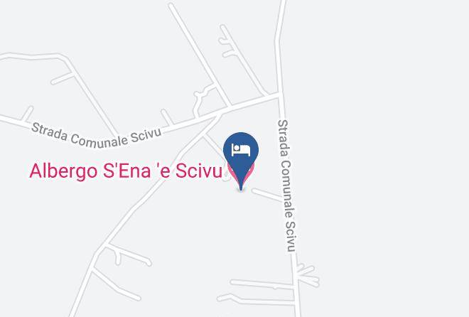 Province Of South Sardinia - Albergo S'ena 'e Scivu Maps