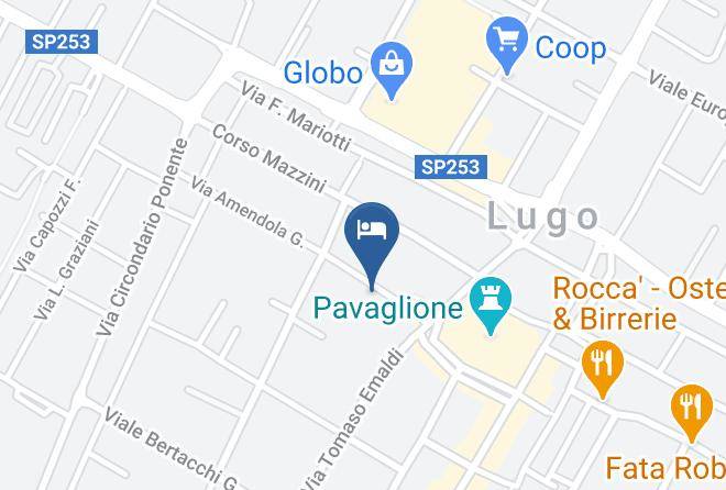Ravenna - Albergo San Francisco Maps