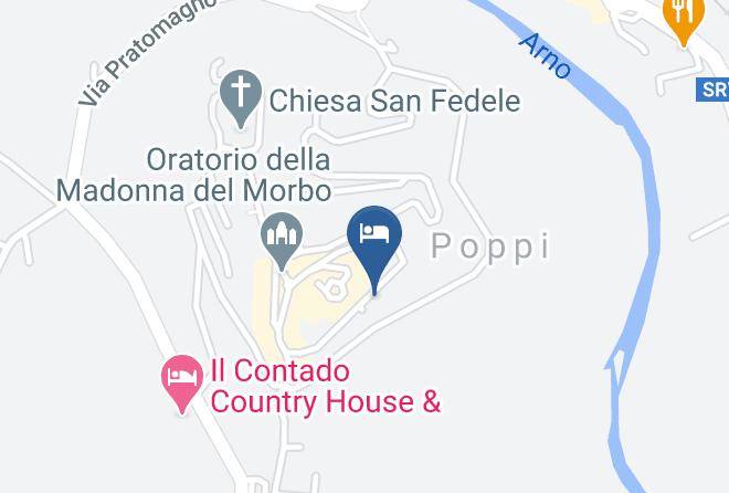 Arezzo - Albergo San Lorenzo Maps