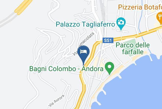Savona - Albergo San Marco Maps