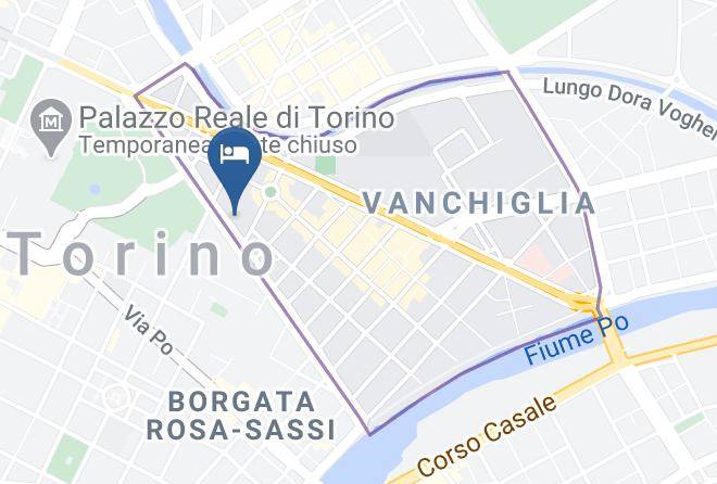 Turin - Albergo San Maurizio Torino Maps
