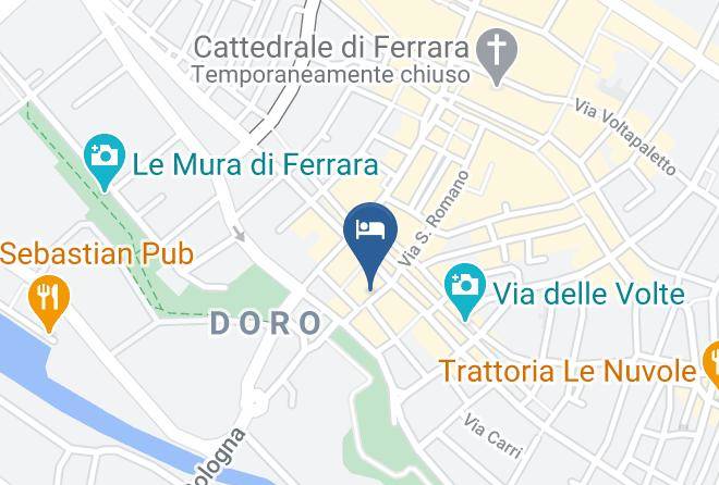 Ferrara - Albergo San Romano Maps