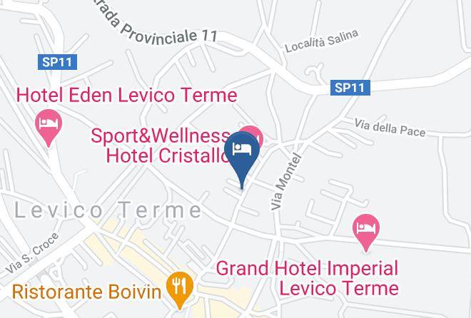 Albergo Sandro Map - Trentino Alto Adige - Trento