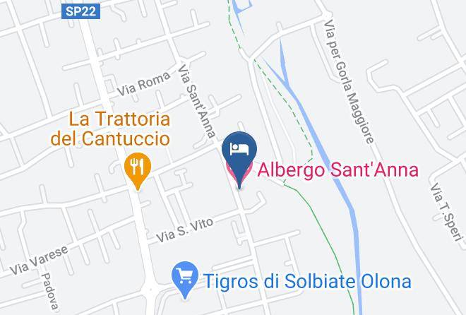 Varese - Albergo Sant'anna Maps