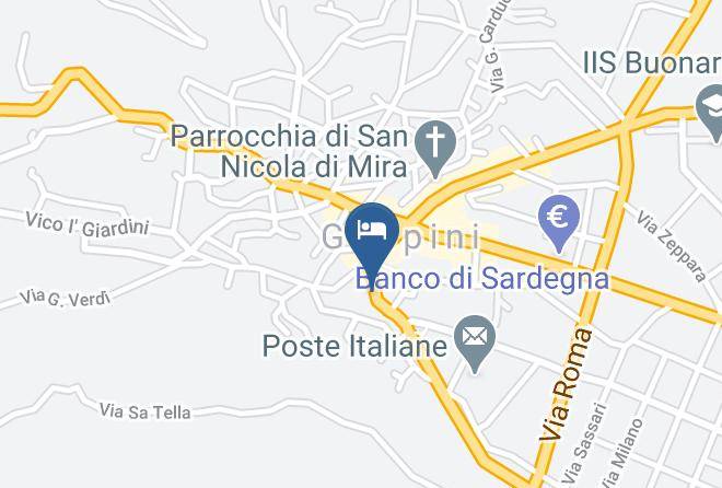 Province Of South Sardinia - Albergo Santa Maria Maps