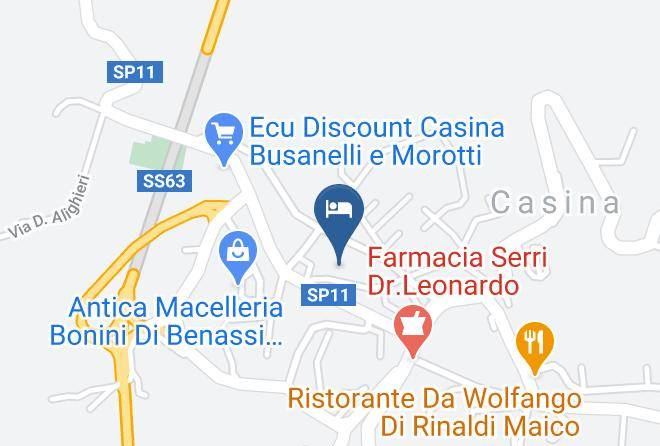 Reggio Emilia - Albergo Sara Maps