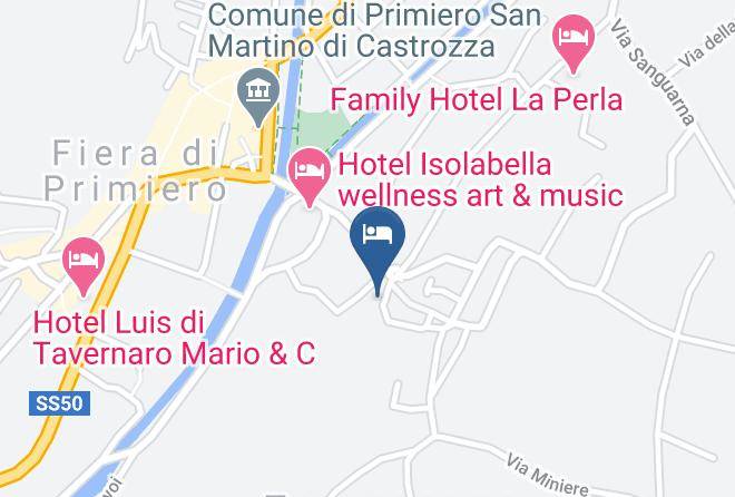 Trento - Albergo Sass Maor Maps