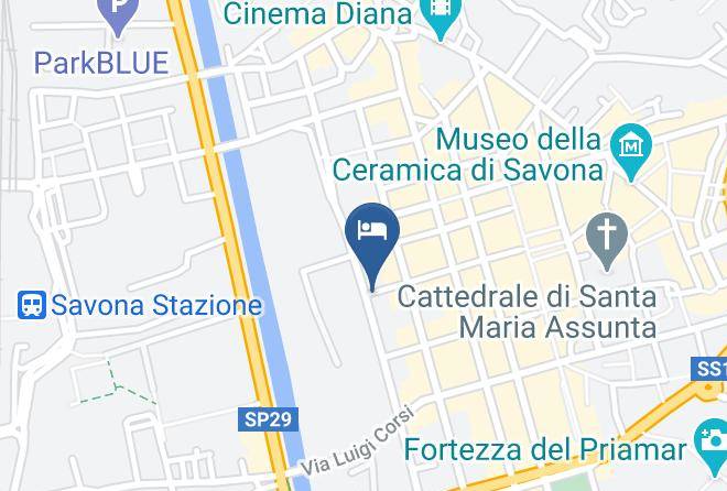 Savona - Albergo Savona Maps