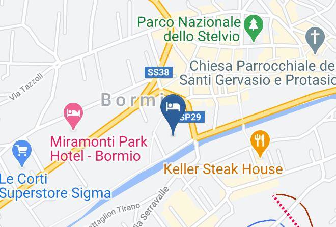 Sondrio - Albergo Sci Sport Maps