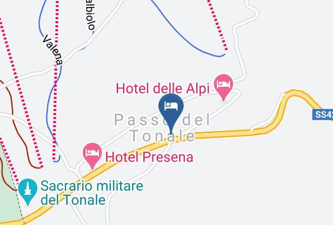 Trento - Albergo Sciatori Maps