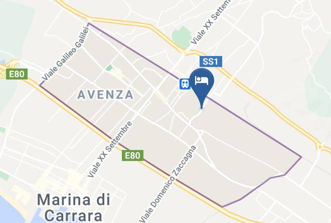 Massa Carrara - Albergo Sergio Maps