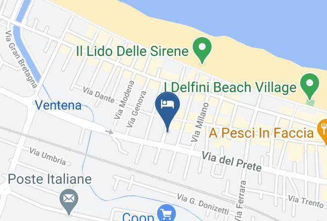Rimini - Albergo Silvana Maps