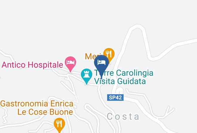 La Spezia - Albergo Silvia Maps
